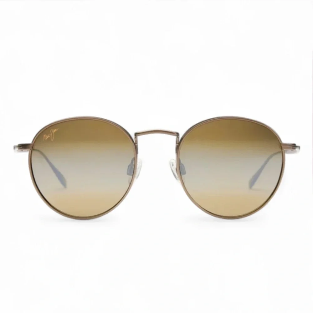 Maui Jim Nautilus Bronze Titanium Unisex Sunglasses (NEW)